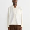 Zach Shirt in Cotton Silk Nep Cream