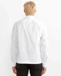 Zip Shirt in White